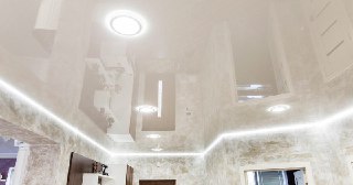 Натяжной ПВХ потолок Тихорецк, цена от 2082 руб.